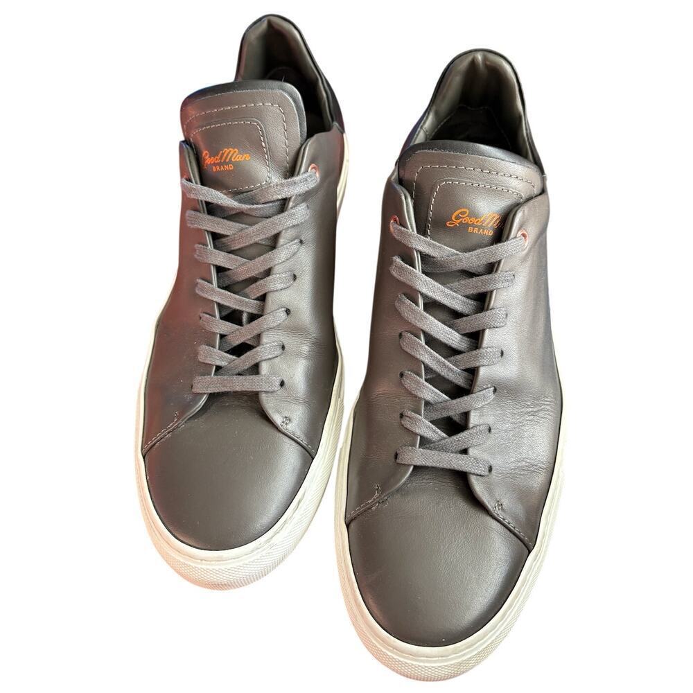Men’s Size 12 Good Man Brand Legend Z Sneakers - Charcoal Leather Euc